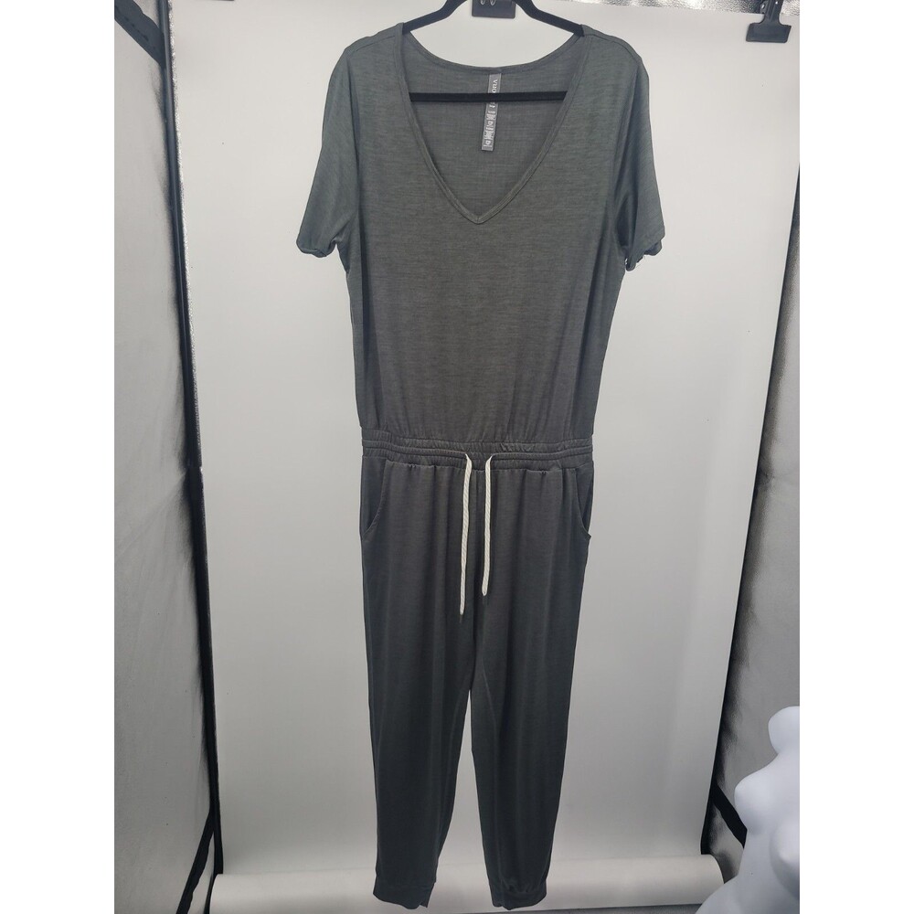 Vuori All Day Jumpsuit Sz L Loungewear Athleisure Comfy Travel